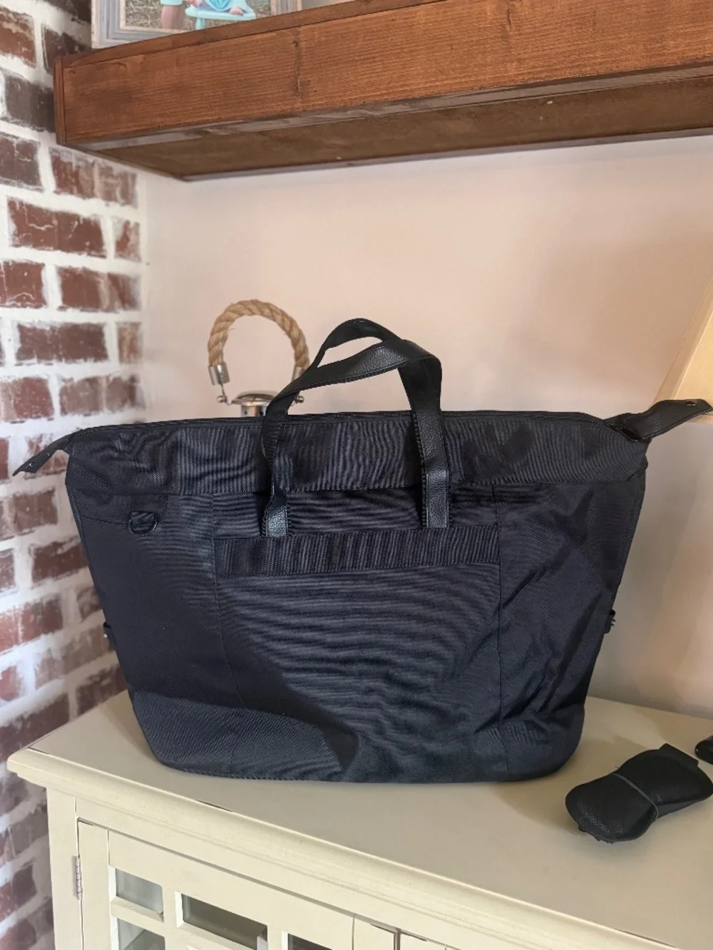 Benoss Milan Black Elite Traveler's Collection Weekender Duffel Bag